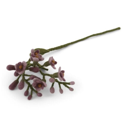 Gry & Sif - Vilten bloem Wisteria dusty purple