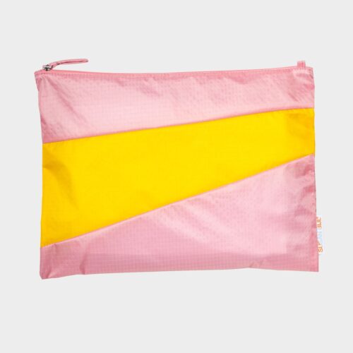 Susan Bijl - The new pouch - Large - Pink panther sunflower