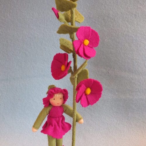 Pippilotta- Viltpakketje Stokroos