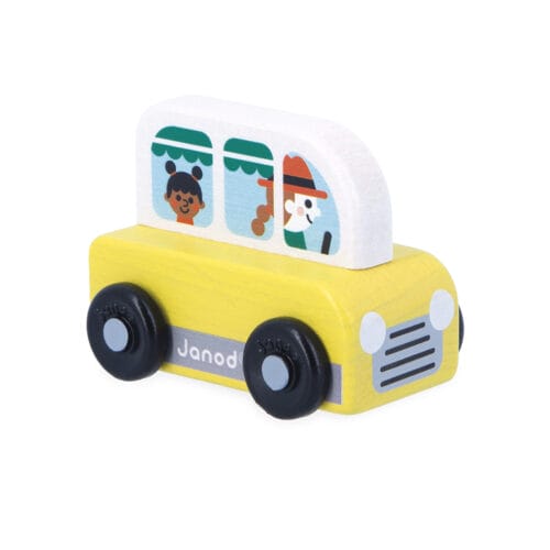 Janod - Houten autootje busje