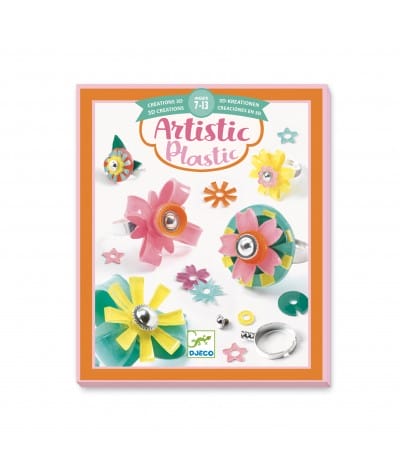 Djeco - Artistic plastic ringen maken