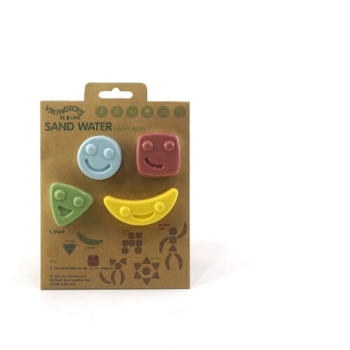 Viking toys - Eco zandfiguren gezichtjes
