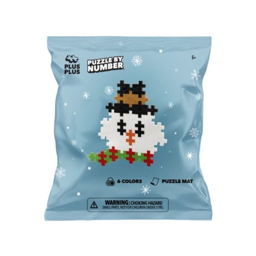 Plu plus - Mini zakje - Snowman