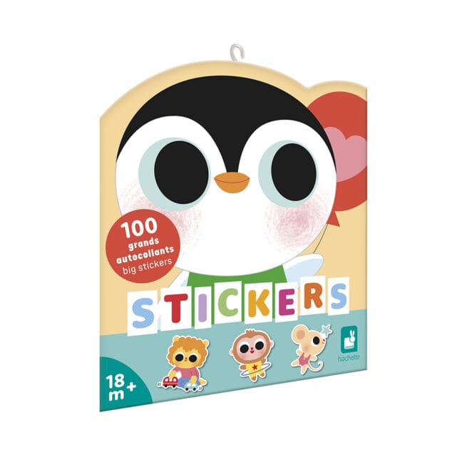 Janod - Mijn eerste grote stickers - babydieren
