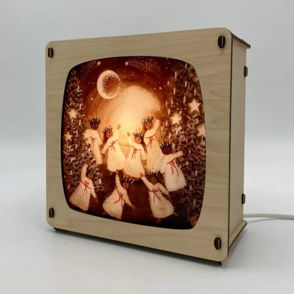 Het Houtlokael - Seizoenslamp basic Maple