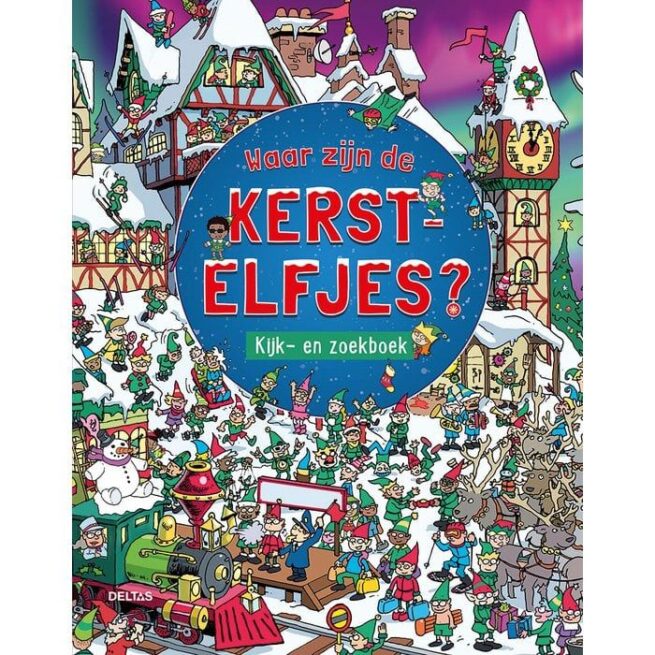 Deltas - Kerstelfjes kijk en zoekboek