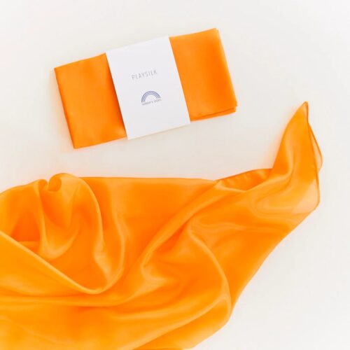 Sarah's Silks - Speelzijde klein oranje