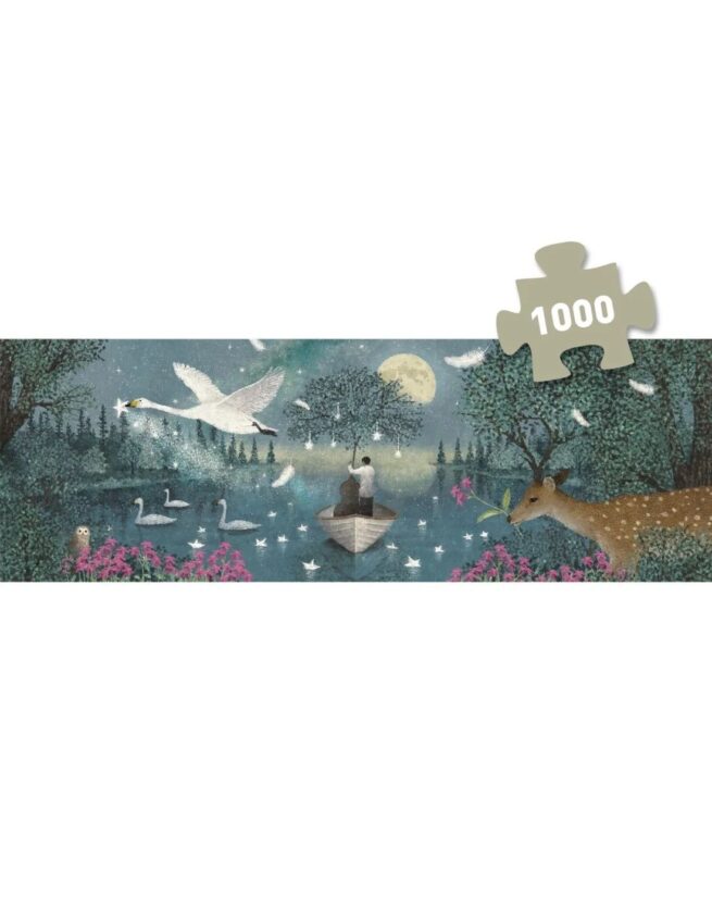 Djeco - Puzzel Hymne tot the moon 1000 stukjes