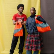 Susan Bijl - The new shopping bag - Large - Red alert pine