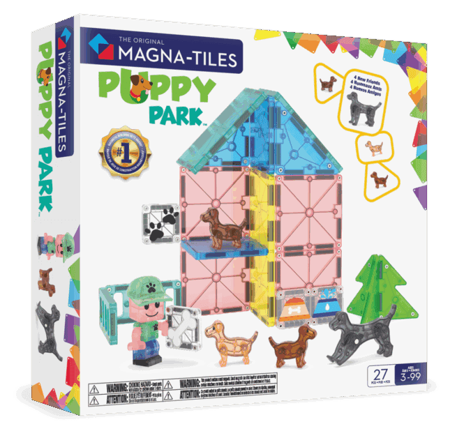 Magnatiles - Puppy Park 27-Piece Set