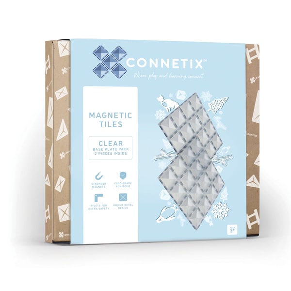 Connetix Magnetic tiles - CLEAR base plate