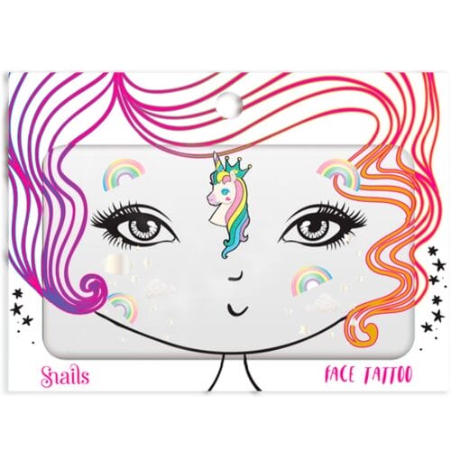Snails - Unicorn face tattoos