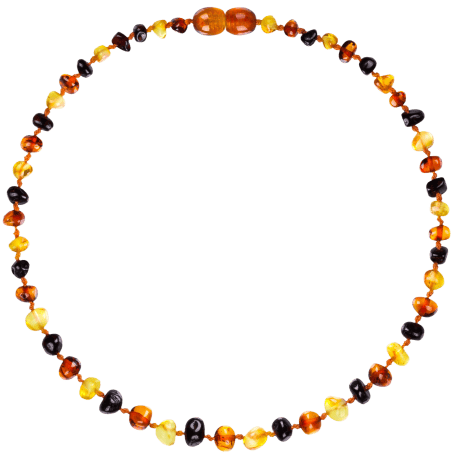 Barnsteen ketting kind - multi