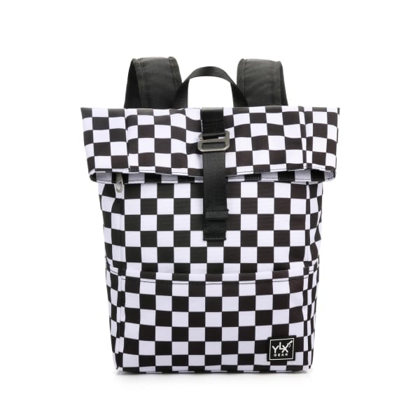 YLX - Rugzak gesp black white damier