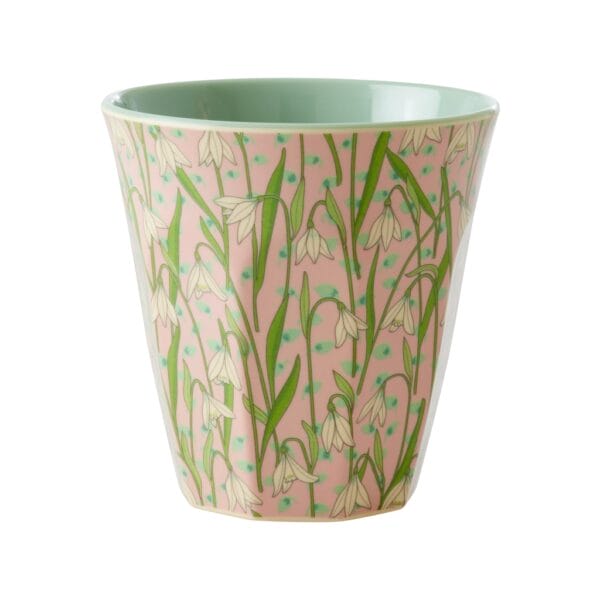 Rice - Melamine beker medium - Snowdrop