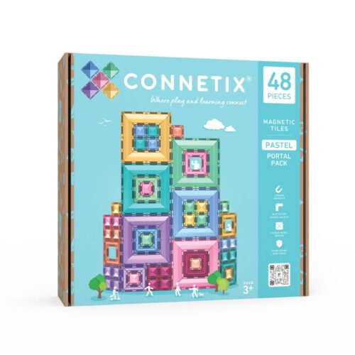 Connetix Magnetic tiles - Pastel portal pack