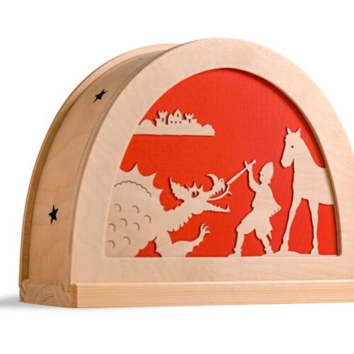 De Noest - Silhouet Joris en de draak