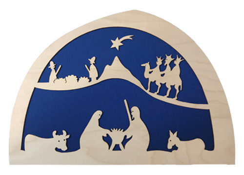 De Noest - Silhouet kerststal