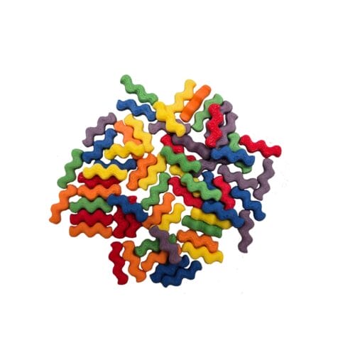 Grennn - Mini waves rainbow loose parts