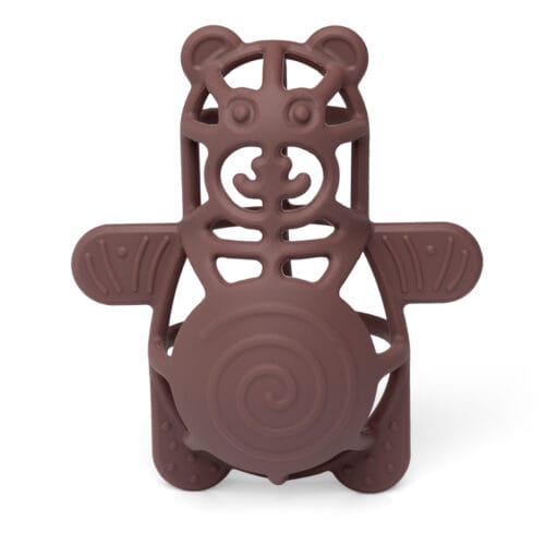 Little L - soft toy bijtring beer bruin