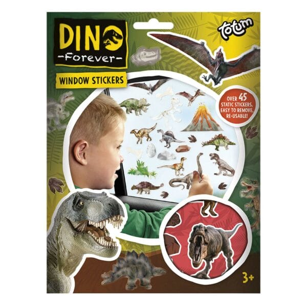 Raamstickers - dino