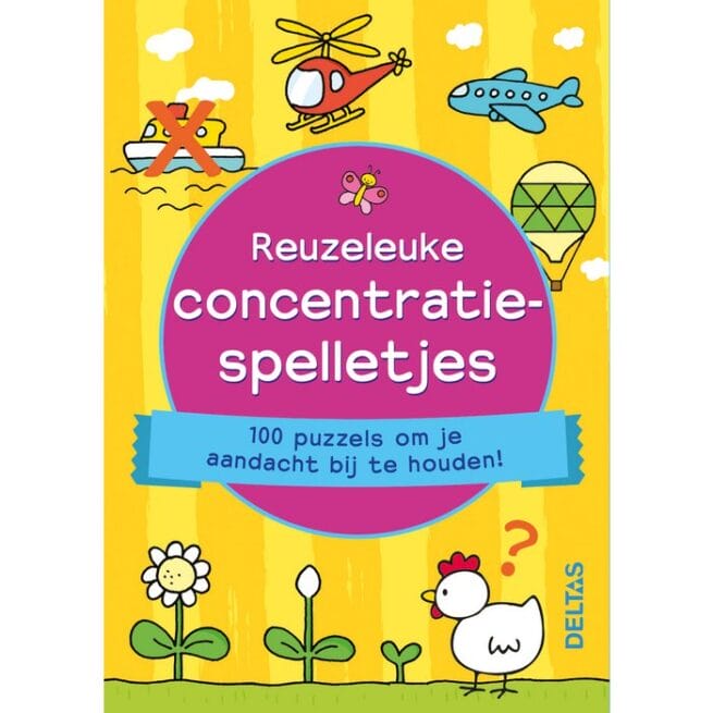 Deltas - Reuzeleuke concentratiespelletjes - vanaf 5 jaar