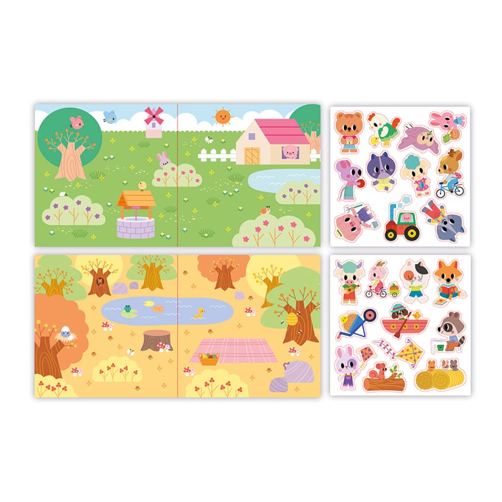 Janod - Dikke herkleefbare stickers