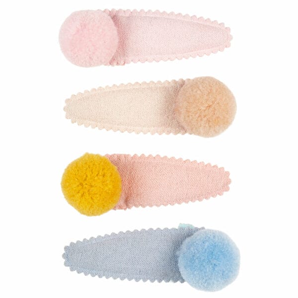 Souza - Haarclipjes Plien pastel kleuren