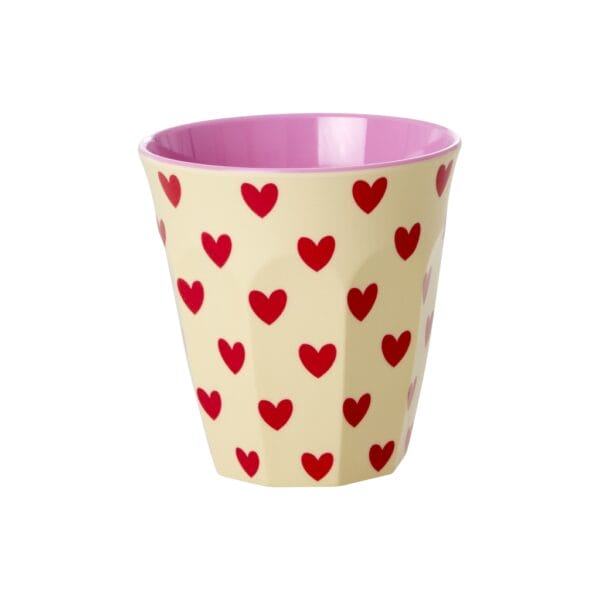 Rice - Melamine beker medium - Darling hearts