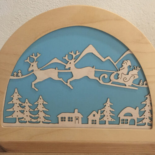 De Noest - Silhouet kerstman