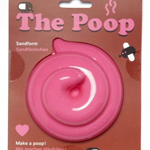 Poep zandvorm - roze