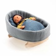Djeco - Pomea Poppenwieg blauw