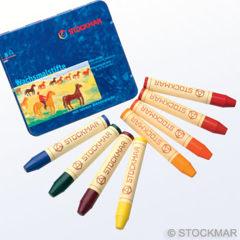 Stockmar - Bijenwaskrijt stift 8