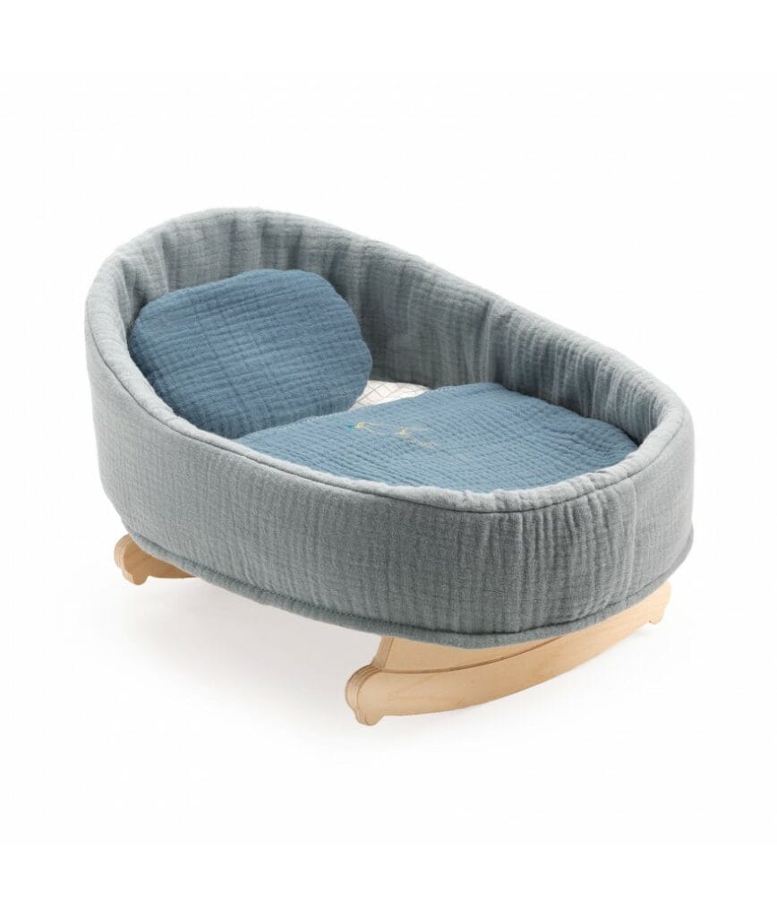 Djeco - Pomea Poppenwieg blauw