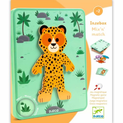 Djeco - Inzebox magneetdieren mix match