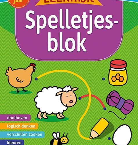 Deltas - Leerrijk spelletjesblok 3-4 jaar