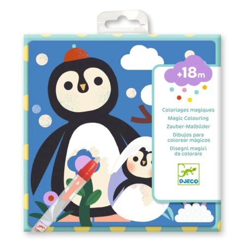 Djeco - Kleuren met water babydieren 18mnd+