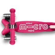Micro step - Mini3in1 deluxe push led roze