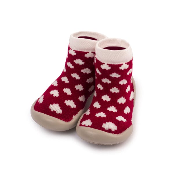 Collegien - Slofjes kind glow in the dark Coeurs ou Pois hartjes