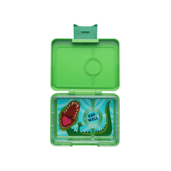 Yumbox - Snack bento - jurassic green / dinosaur tray