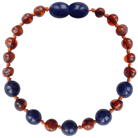 Barnsteen armband kind -Lapis Lazuli