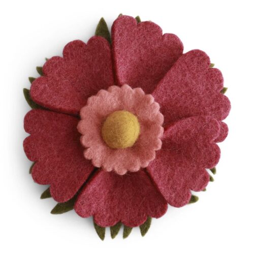 Gry & Sif - Muurbloem autumn anemoon wine red