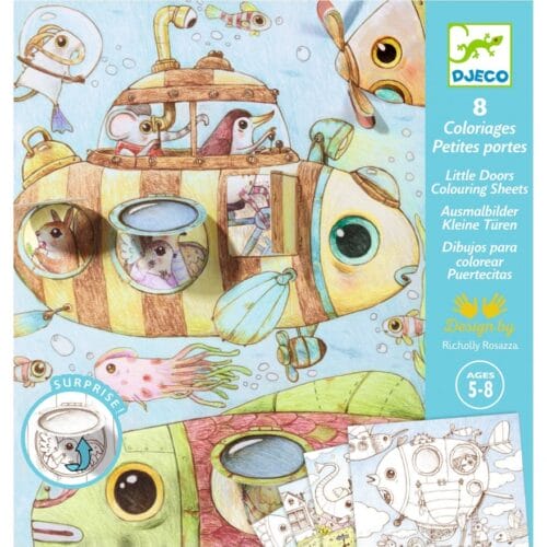 Djeco - Kleurplaat verrassingen de reis van Malo