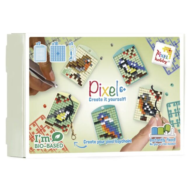 Pixelhobby - Sleutelhangers vogels