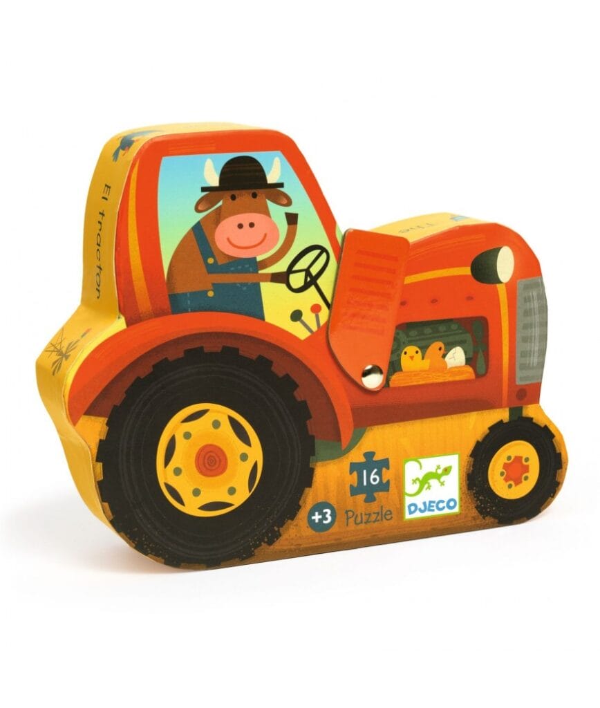 Djeco - Puzzel tractor