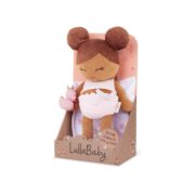Lullababy - Badpop groot met accessoires bruin haar