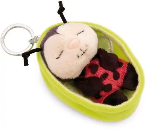Sleutelhanger lievebeest in bedje