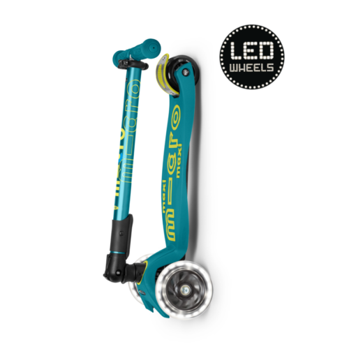 Micro step - Maxi micro step LED INKLAPBAAR petrol