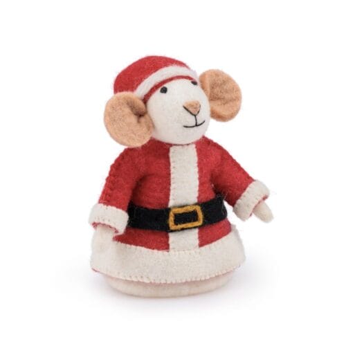 Sjaal met verhaal - Kerstman muis