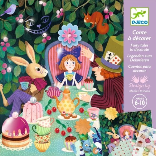 Djeco - Schilderijtjes versieren In wonderland DJ09428